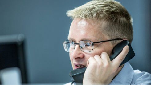 sussex accountants swindells communications man on phone