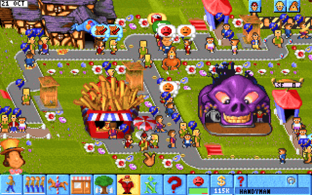 image of a cartoon online game